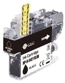 Rašalas G&G. Suderinamas rašalas su Brother LC421XLBK