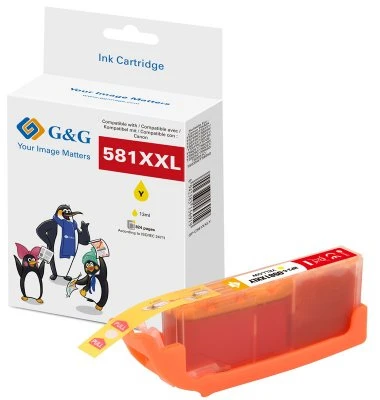 Tusz G&G XXL-Druckerpatrone kompatybilny su Canon CLI-581Y XXL