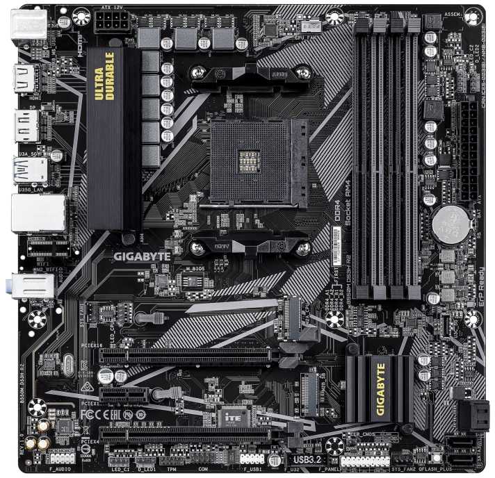 Pagrindinė plokštė Gigabyte B550M DS3H R2
