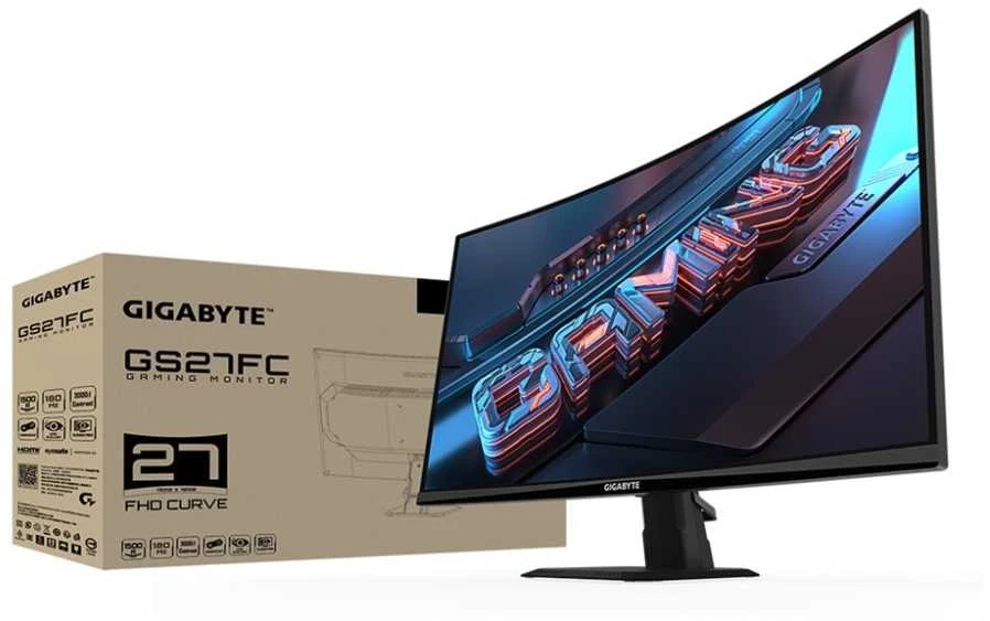 Gigabyte | GS27FA EU1 | 27 " | IPS | FHD | 180 Hz | 1 ms | 1920 x 1080 pikselių | 300 cd/m² | HDMI jungtys quantity 2