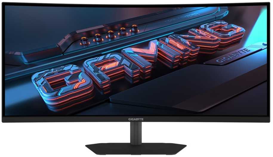 Monitorius Gigabyte | GS34WQC A | 34 " | SS VA | WQHD | 120 Hz | 1 ms | 3440 x 1440 pikselių | 300 cd/m² | HDMI jungtys quantity 1