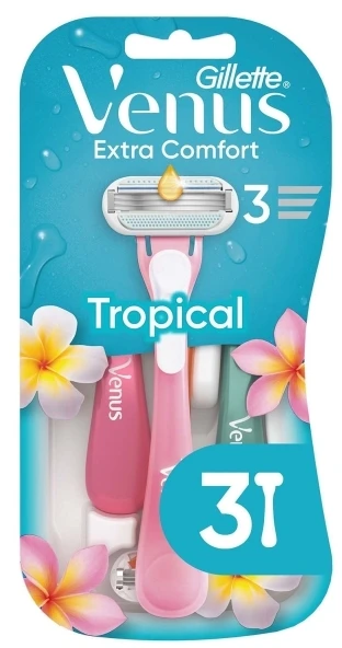 P&G Gillette Venus Tropical Skustuvai 3vnt.