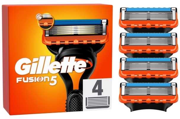 „Gillette Fusion“ rankinis peiliukas, 4 vnt.