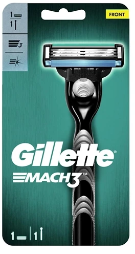Skustuvas Gillette Mach3 + 1 galvutė