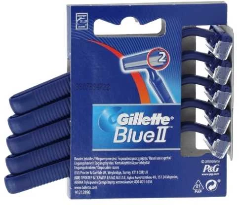 Gillette Mėlyna II 5 vienetai