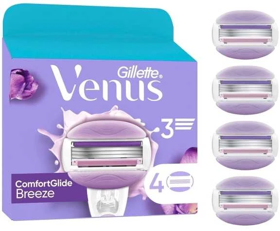 Barzdaskutė Gillette Venus Breeze skustuvas 1 vnt. + atsarginis peiliukas 1 vnt.