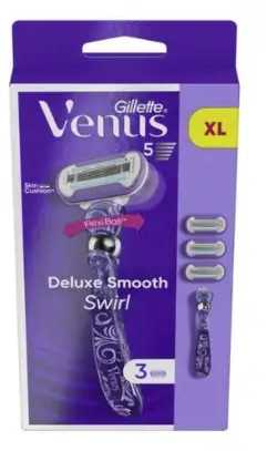 Swirl® „Venus“ sūkurių pradinis rinkinys (4 vnt.) – „Flexball“ sūkurių rankena ir 3 peiliukai