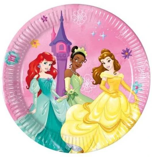 Globos Europe Bv Disney princesių lėkštės 19,5 cm