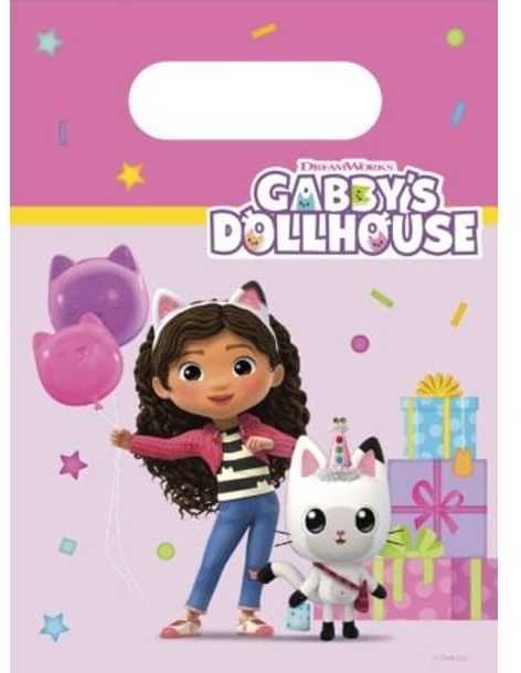 Globos Europe Bv Švenčių maišelis popierinis Gabby's Dollhouse 4 vnt.