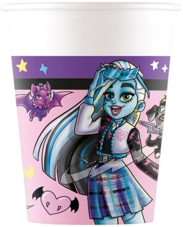 Globos Europe Bv Vienkartiniai puodeliai Monster High, 8 vnt.
