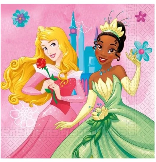 Globos Europe Bv „GoDan Princess Live Story“ popierinės servetėlės, 33x33, 20 vnt.