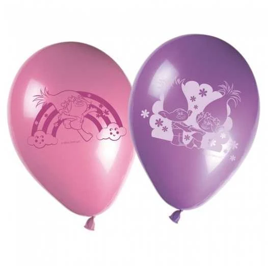Trolių balionai: rožinis ir violetinis komplektas