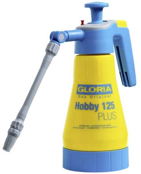 Gloria Haus und Garten Gloria slėginis purkštuvas Hobby 125 Plus 1,25 l 3 bar, pasukamas purškimo antgalis, atlaiko 10 % acto rūgštį