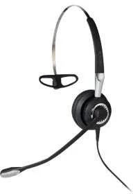 Ausinės - Jabra BIZ 2400 II Mono Kaklo Juosta Juoda/Pilka