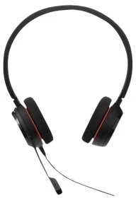 Ausinės JABRA EVOLVE 20 MS Stereo USB su lankeliu ant galvos triukšmo slopinimas USB jungtis su užtildymo mygtuku ir garsumo valdymu ant laido