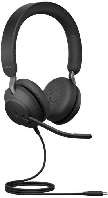 Jabra Evolve2 40 laidinės ausinės su mikrofonu