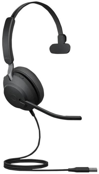 Ausinės Jabra Evolve2 40 SE USB C/A UC Mono