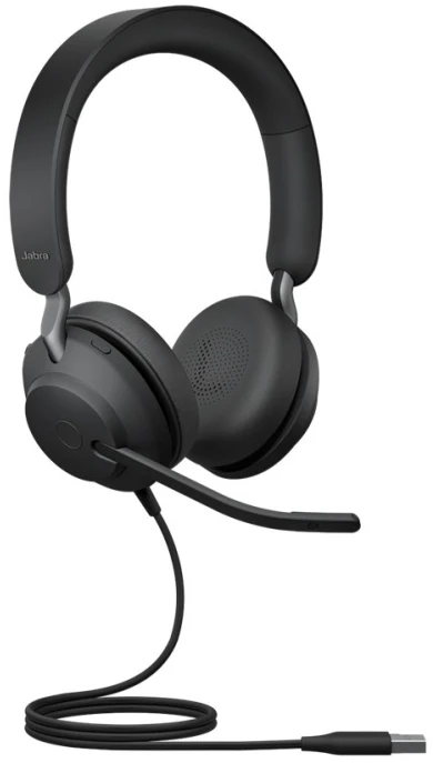 Ausinės JABRA Evolve2 40 USB-A UC stereofoninis įrenginys