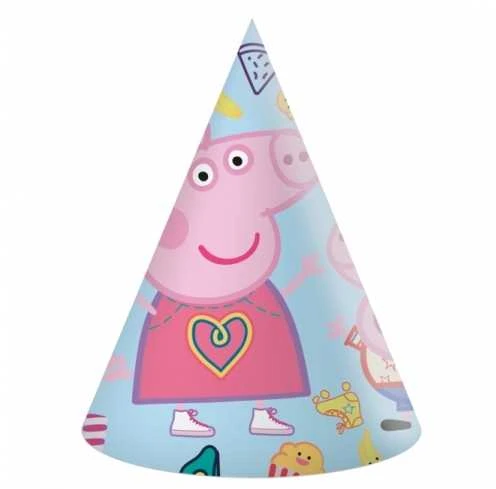 GoDan Popierinės kepurės Peppa Pig 6 vnt. Godanas