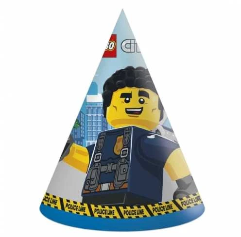 Globos Europe Bv GoDan Popieriniai dangteliai LEGO City 6 vnt Godan