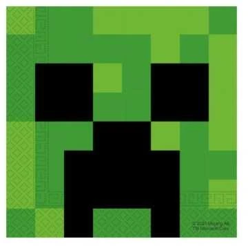 Procos2 Minecraft POPIERINĖS SERVETĖS 33x33 cm 20 vnt