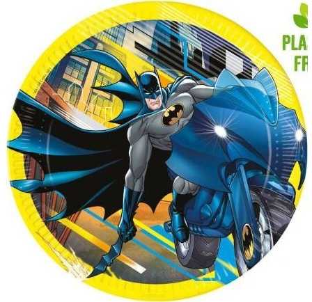 Boland Traciks GoDan Batman popierinės lėkštės 23 cm 8 vnt
