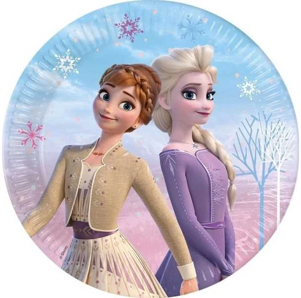 GoDan Popierinės lėkštės „Frozen Wind Spirit“ 8 vnt. Godan