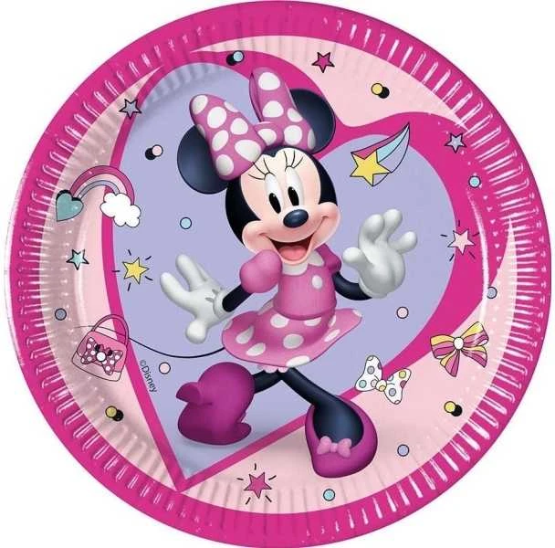 GoDan Popierinės lėkštės Minnie 20 cm 8 vnt. Godan