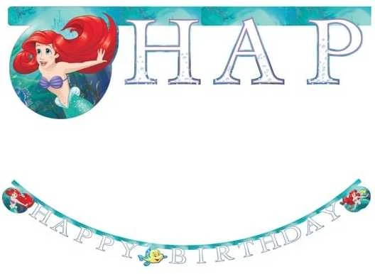 Globos Europe Bv GoDan Reklaminis skydelis Su gimtadieniu Ariel Disney