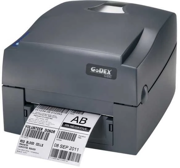 Spausdintuvas Godex G500, Tiesioginis terminis / Terminio perdavimo, 203 x 203 DPI, 127 mm/sek., Juoda
