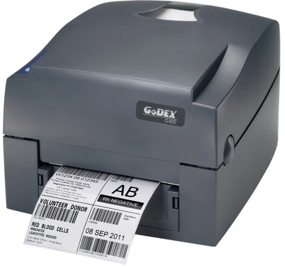 Spausdintuvas Godex G500, Tiesioginis terminis / Terminio perdavimo, 203 x 203 DPI, 127 mm/sek., Juoda