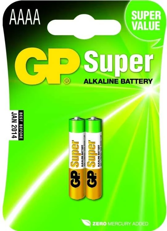 GP Battery AAAA Elementas 1.5V 2 vnt LR61