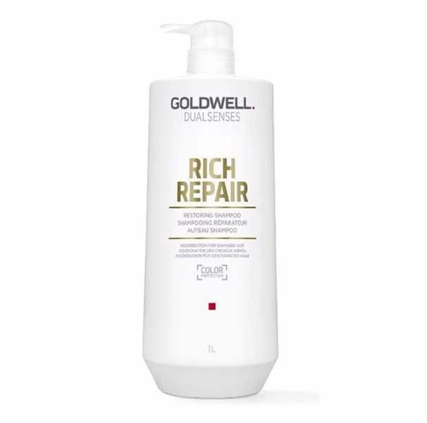 Goldwell Dualsenses Rich Repair plaukų šampūnas moterims, 1000 ml