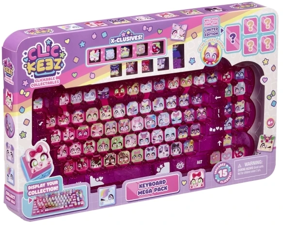 Goliath „Clickeez“ klaviatūros mega paketas su fidget klaviatūra
