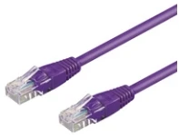 „Goobay CAT 6“ jungties kabelis, U/UTP, violetinis – laido ilgis 1,5 m