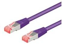 Goobay Kabelis LAN Patchcord CAT 6A S/FTP violetinė 1,5m