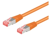 Goobay Kabelis LAN Patchcord CAT 6A S/FTP Oranžinis 1,5m