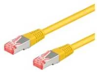 Goobay Kabelis LAN Patchcord CAT 6A S/FTP geltona 1,5 m