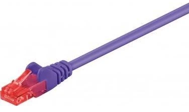 Goobay Suapvalintas suapvalintas U/UTP PatchCord Cat6. CCA. Violetinė. 2,0 m