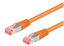Goobay Kabelis LAN Patchcord CAT 6A S/FTP Oranžinis 2m