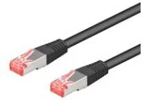 Goobay Kabelis LAN Patchcord CAT 6A S/FTP Juoda 2m