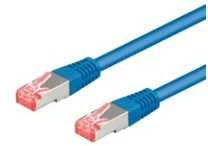 Goobay Kabelis LAN Patchcord CAT 6A S/FTP Mėlyna 2m