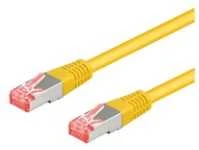 „Goobay Patchcord“ LAN kabelis CAT 6A S/FTP geltonas 2m