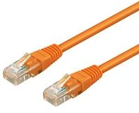 Goobay CAT 5e jungties kabelis, U/UTP, oranžinis – laido ilgis 3 m