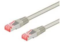 Goobay Patchcord S/FTP, Cat6a, LSZH, 3m, pilka (93782)