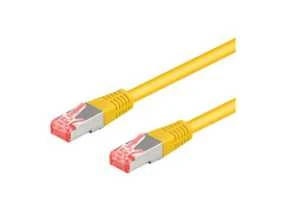 Goobay Kabelis LAN Patchcord CAT 6A S/FTP Geltona 3m