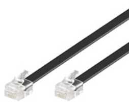 Goobay „MicroConnect“ modulinis tiesus RJ12 6C/6P 3 m (MPK103B)
