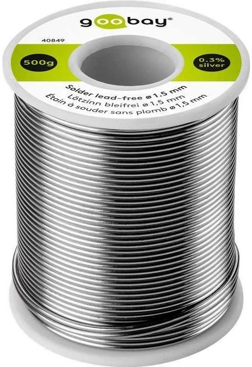 Bešvinė skarda Sidabrinis + COPPER Goobay 1,5mm 500g