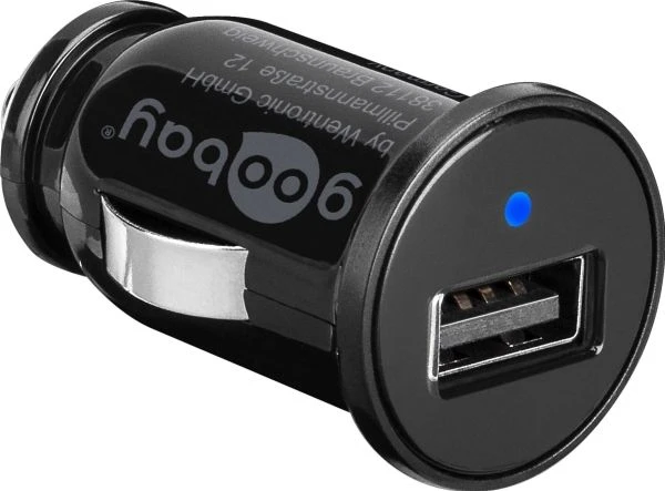Goobay Car Charger 5 W automobilinis pakrovėjas, juodas