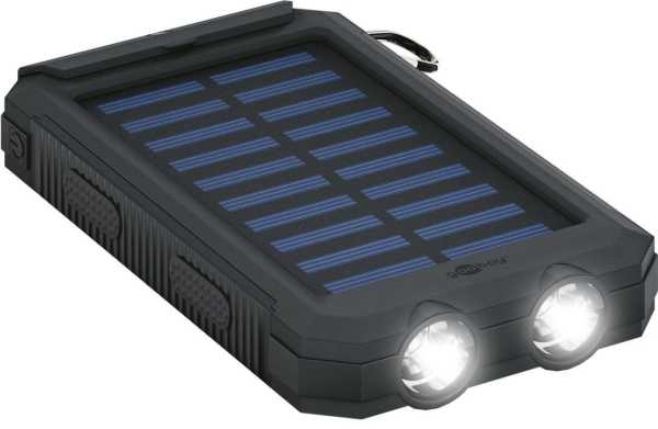 PowerBank Goobay 8.0 49216 lauko mobiliojo telefono baterija - 8000mAh - juoda